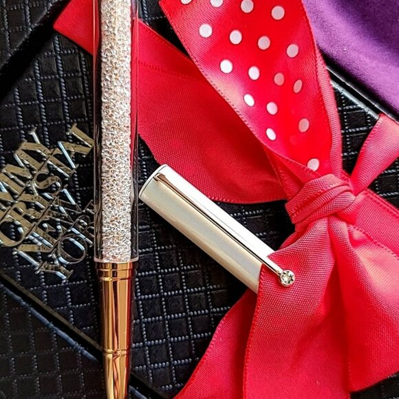 Crystal Adorned Pen Gift Set - "Willow" 1050 | Authentic Jimmy Crystal New York - Picture 3 of 7
